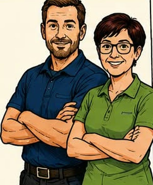 Thomas Rösch und Yvette Dietrich, Inhaber des Hausmeisterdienstes